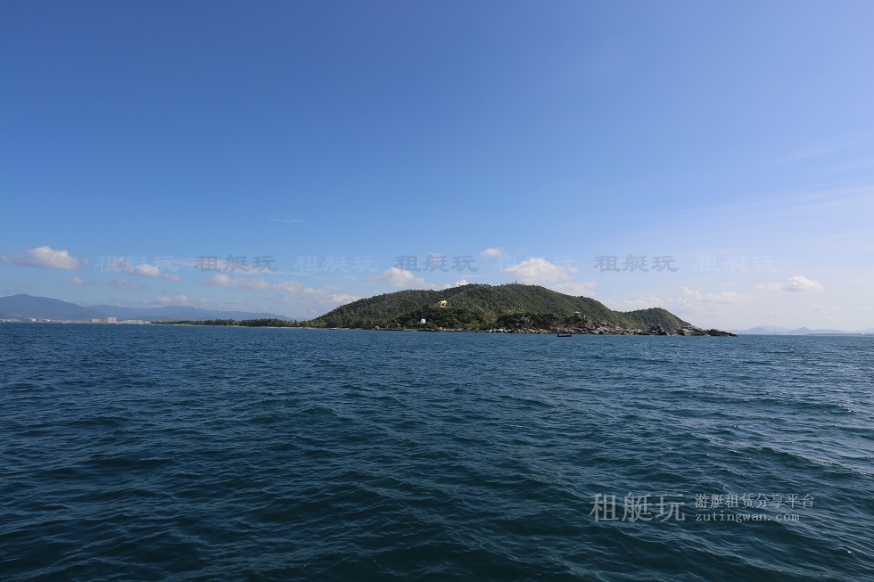 三亞旅游游艇租賃，三亞港至西島航線